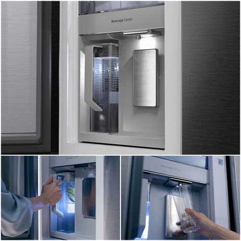 Use the Samsung BESPOKE refrigerator Beverage。